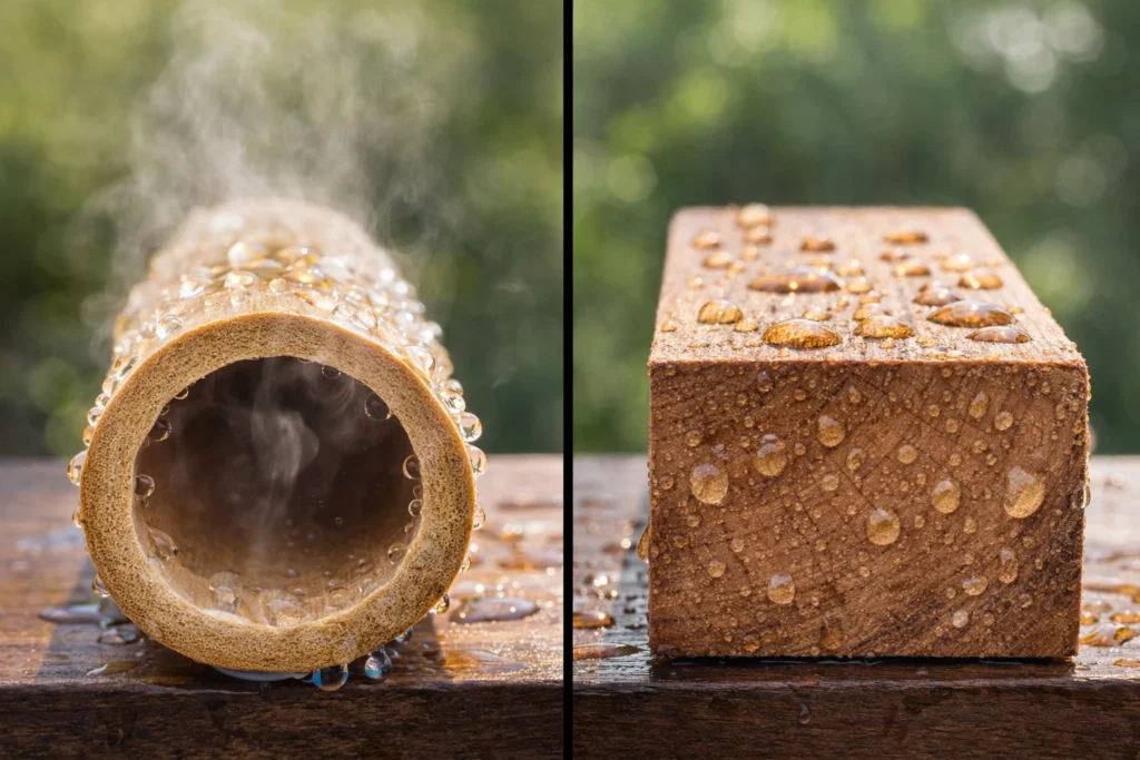 Water Absorption and Drying Patterns