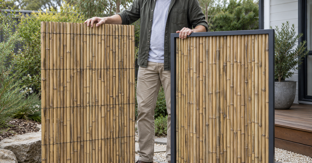 Raw Panels vs Framed Fence Panels