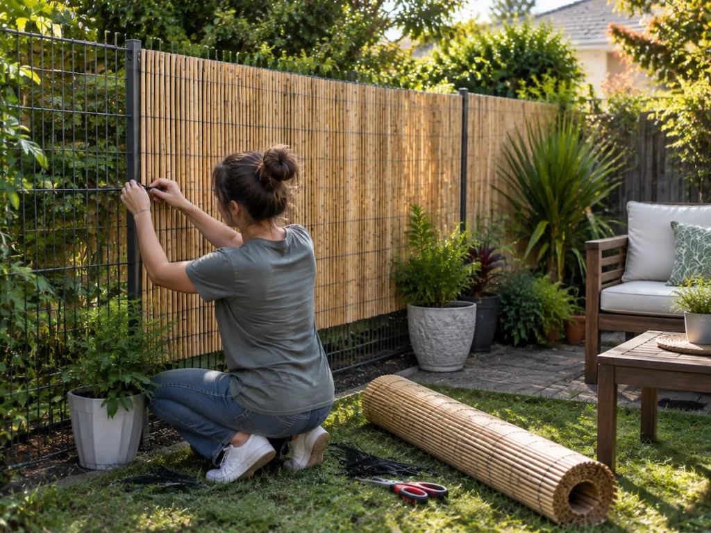 Bamboo Screening Works Best for Renters and Quick Backyard Fixes