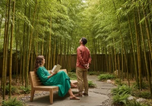 Bamboo yard design