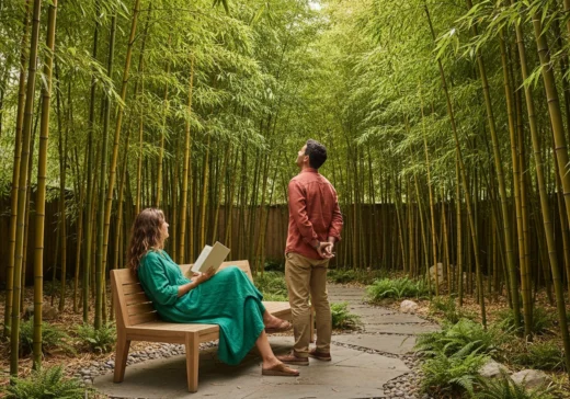 Bamboo yard design