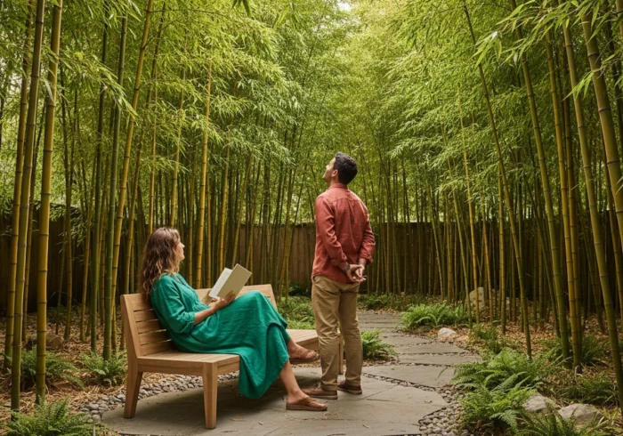 Bamboo yard design