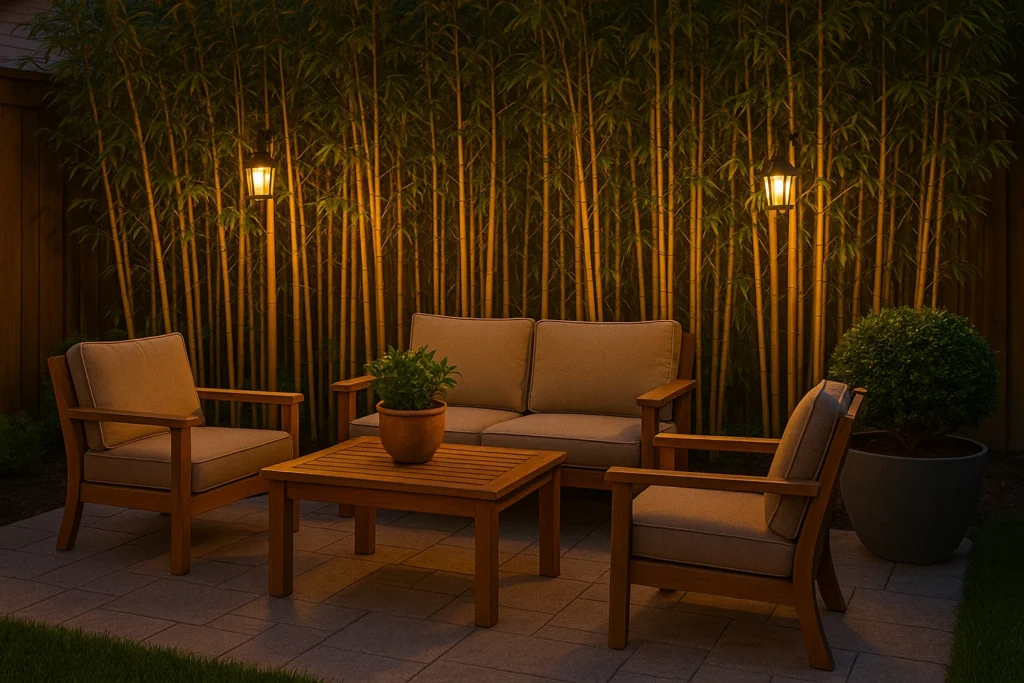 Matching Bamboo with Your Outdoor Furniture and Features