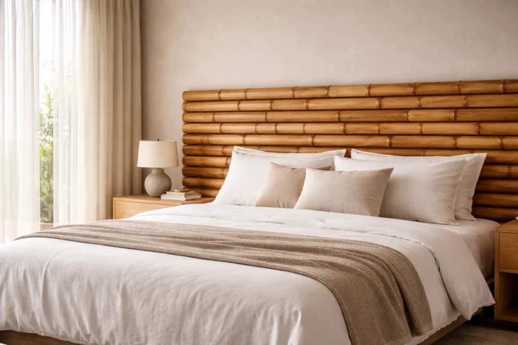 Indoor Bamboo Bedroom Accent Ideas