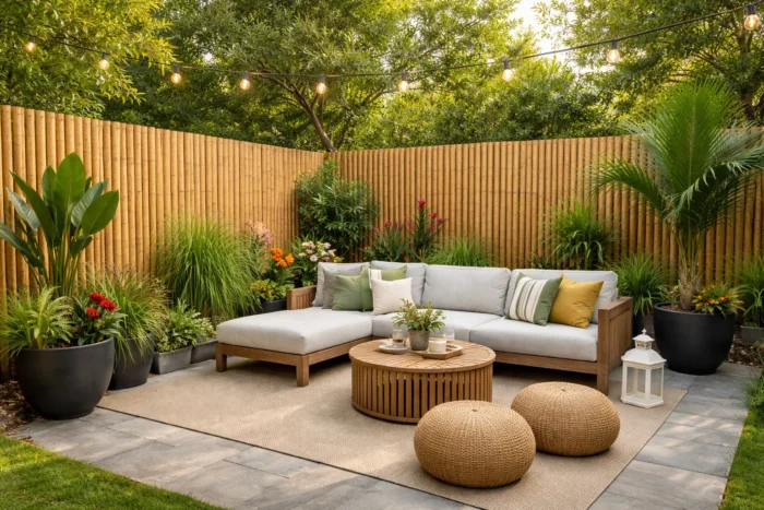 Backyard Makeover with Bamboo