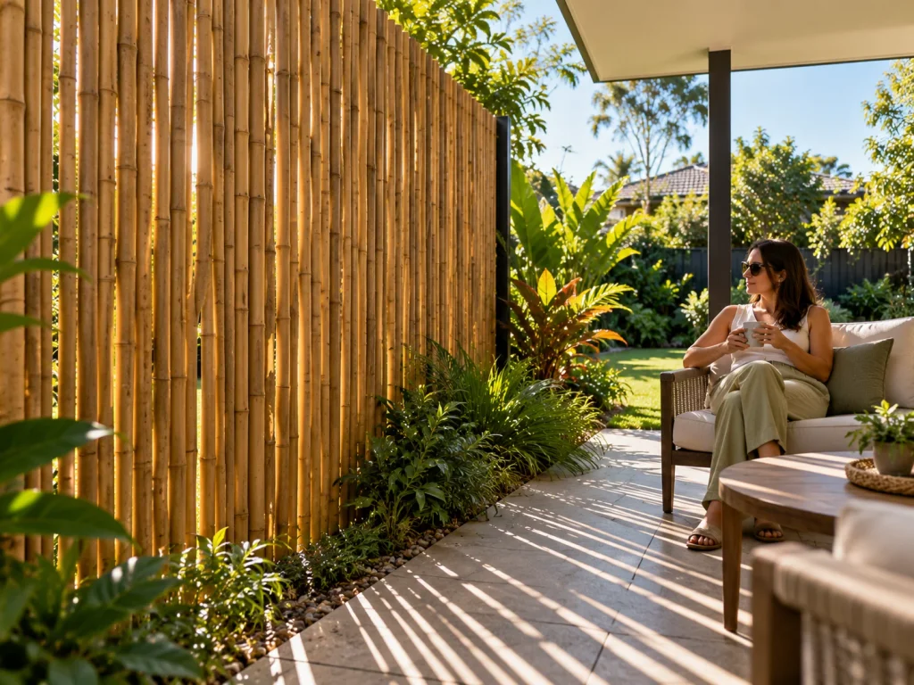 How Does Bamboo Screening Let Light In While Blocking the View?